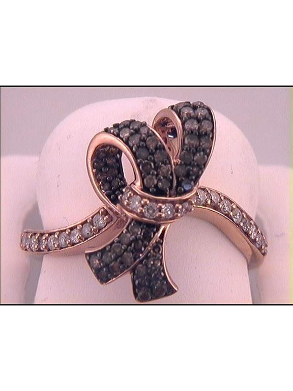 1/2CTW-DIA BROWN RING