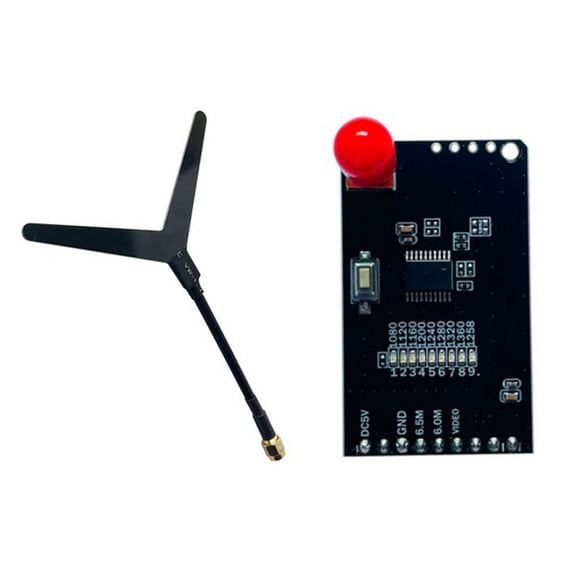 1.2G 1.3G VRX 9 Channels FPV Video Audio Receiver Long-Distance Transmission for 800D FPV Goggles