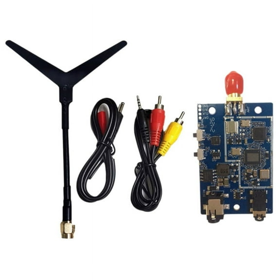 1.2G 9 Channels VRX Receiver FPV Audio Video Receiver with AV Interface Output for RC FPV Drone Airplane