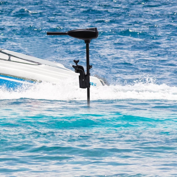 1.2HP 800W Black Electric Outboard Motor Boat Engine Trolling Motor Outboard Engine with Power Wiring