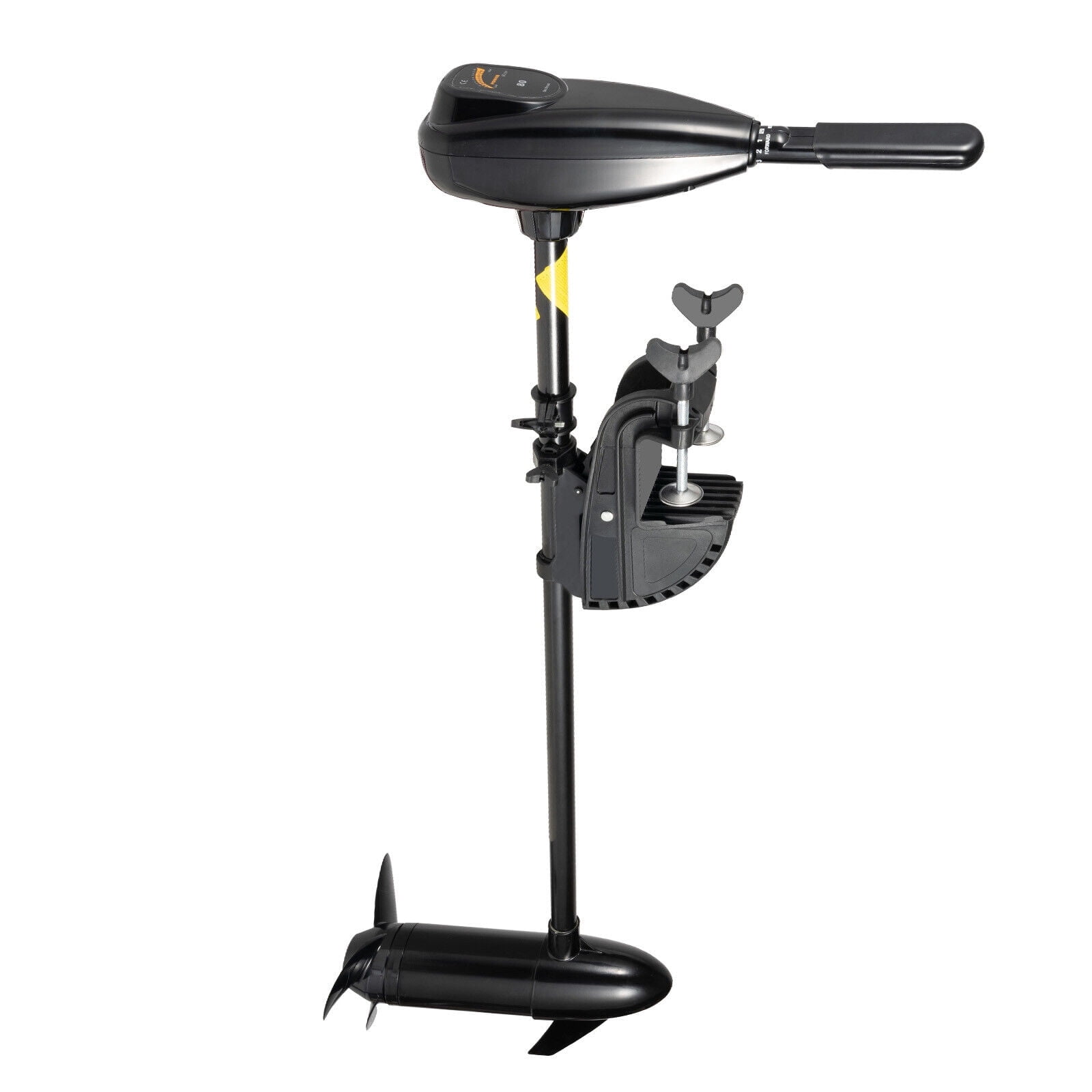 1.2HP Thrust 80LBS Electric Trolling Motor Fishing Boat Engine Outboard Motor Engine Black