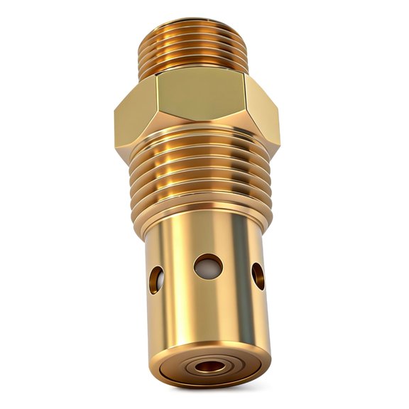 1/2Inch Compressor Single Way Valves Hardware Part Single Way Non Return Valves For Efficient Air Compressor Performances