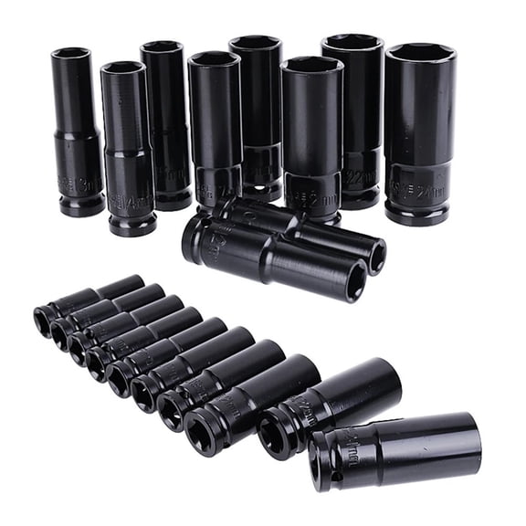 1 2Inch Drive Socket Wrench Hex Socket Head 8-24Mm Adapter Spanner Converter For Ac Electric Wrench Pneumatic Air Tool 10Mm Fangkenuo
