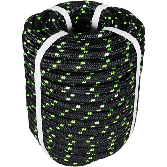 1/2Inch x 150FT Arborist Bull Rope Double Braid Polyester Rigging ...