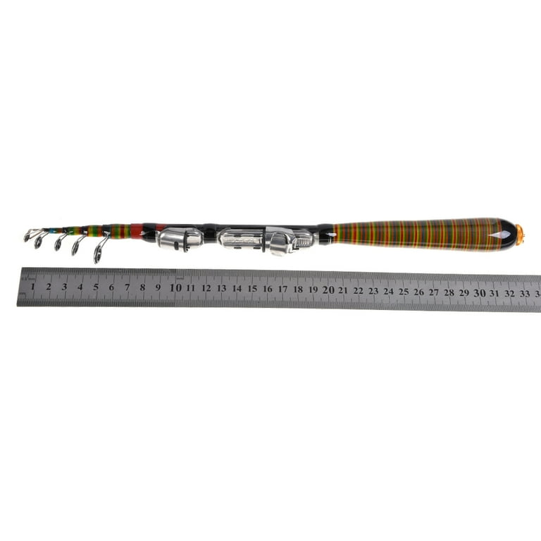 1.2M 3.94FT Telescopic Fishing Rod Travel Spinning Lure Raft Pole Carbon  Fiber