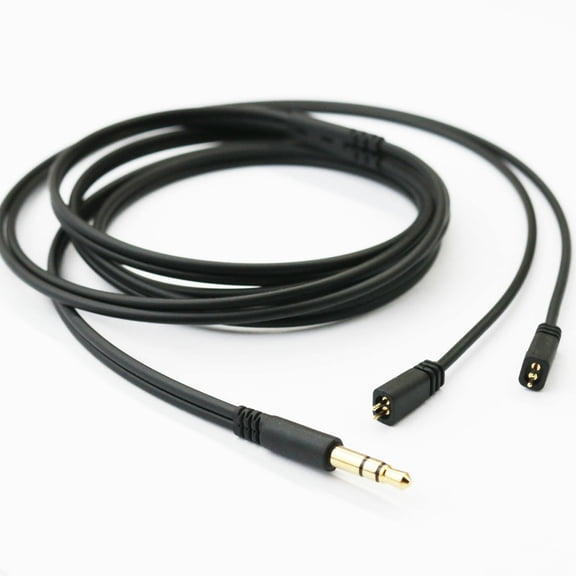 OFC Wire Headphone Cable for Ultimate Ears UE TF10 SF3 SF5 5EB 5pro TripleFi 15vm 4ft/1.2m, 3.5mm Jack, Black