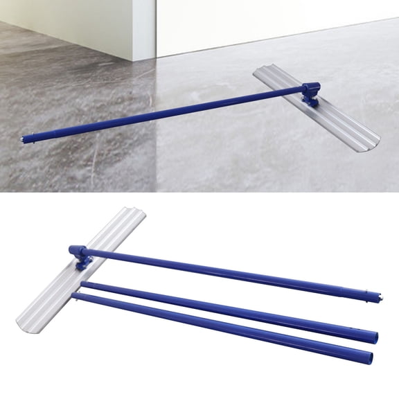 1.2M Concrete Cement Float Trowel for Flooring with 1.8m Handle, Aluminum Alloy Cement Conceret Smooth Finishing Trowel Round End