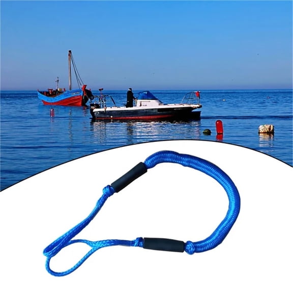 1.2M Elastic Bungee Boat Dock Lines Marine Mooring Rope With Foam Float Boat Accessory For Boat Waverunner Pontoon ,Versatile