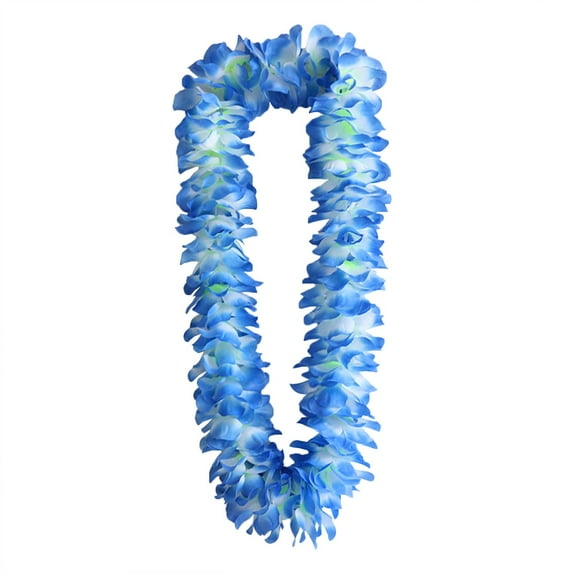 1.2M Encryption Hawaiian Dance Wreath Collar - Cloth Material, Colorful, Detachable, for Kindergarten Performance Party Beach Pool Decor