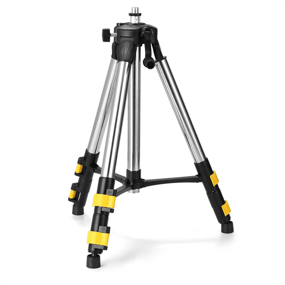 1.2M Three Height Adjustment Stainless Steel Extension Bar Tripod Stand for Laser Level Bubble-Level Accessories