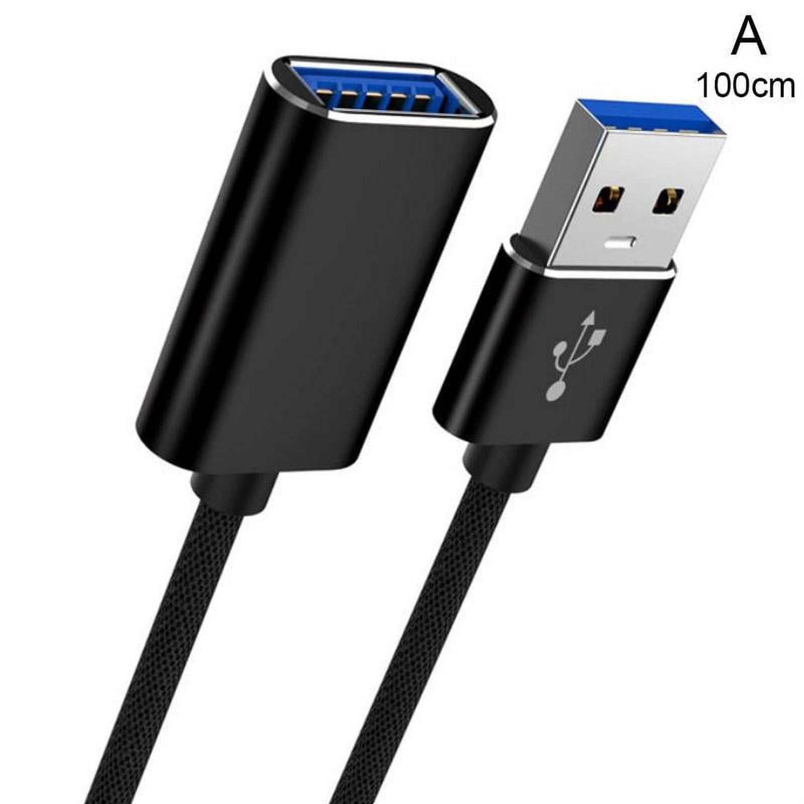2m Black USB 3.0 Extension Cable M/F - USB 3.0 Cables, Cables