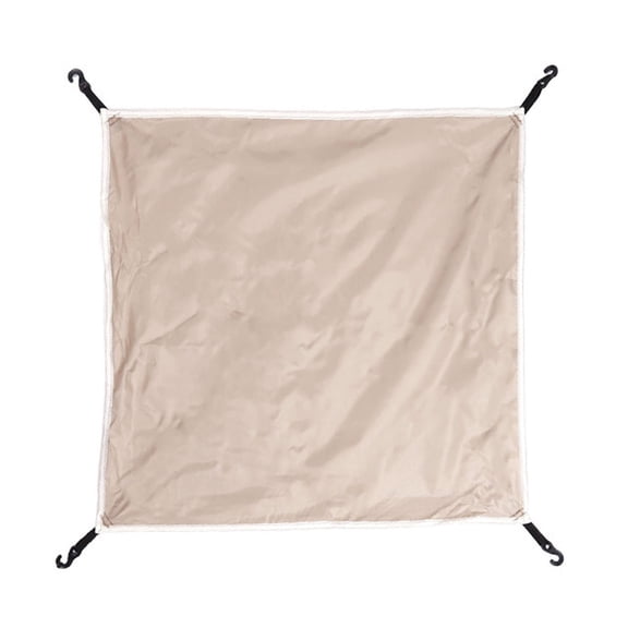 1-2PC Camping Tent Top Cover Waterproof, Rainproof Top Cover Tarp for Dome Tent Instant Tent, Multifunctional Replacement Canopy Rain Cover for Hiking Backpacking Camping(33X33in/43X43in)