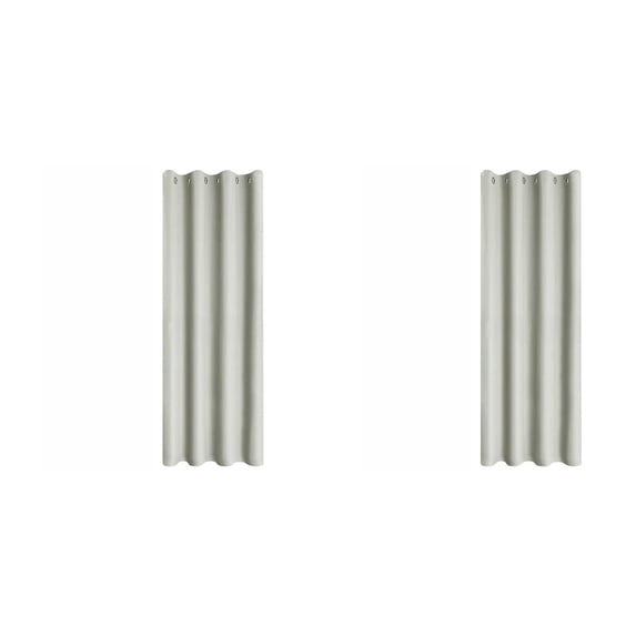 1-2PC Grommet Blackout Curtains for Bedroom and Living Room, Thermal Room Darkening Curtains, Darkening Grommet Drapes, Window Treatment for Bedroom Living Room Window