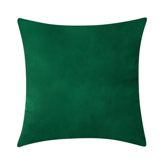 1-2PC Velvet Decorative Throw Pillow Covers 20x20 Inch Soft Solid Square Cushion Case for Couch Sofa Bedroom Living Room Home Decor Silky Machine Washable Pillowcases