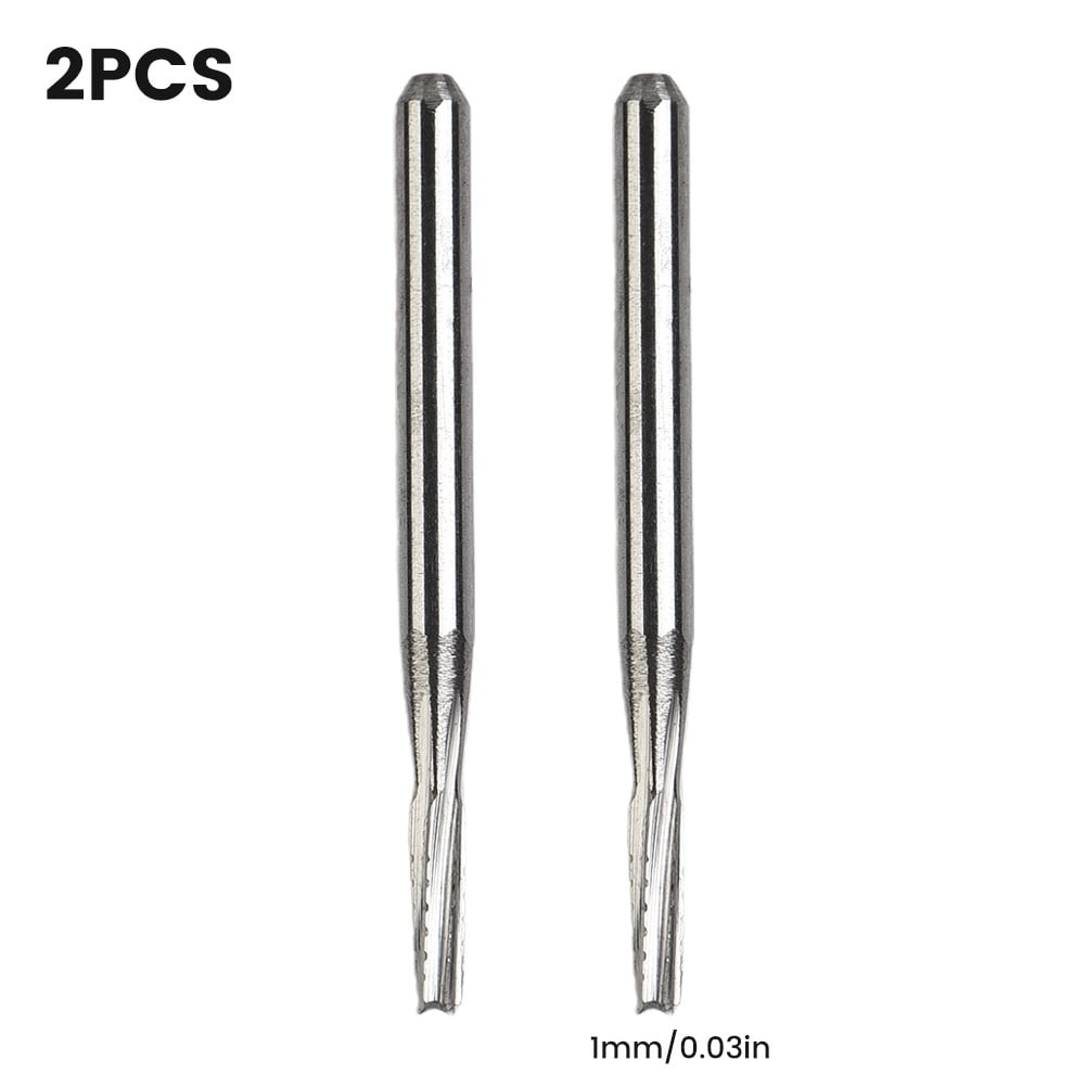 1/2PCS 1mm Automobile Windshield Repair Tool Car Glass Tapered Carbide