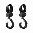 thumbnail image 1 of 1/2PCS Baby Bag Stroller Hooks Infant Organizer Bag Hanger Stroller Accessories Large Hook Shopping Prop Multifunction Pram Hook (2pcs), 1 of 7