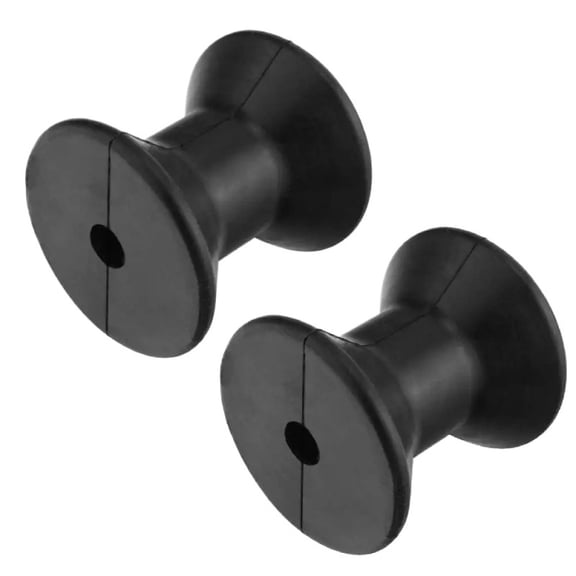 1/2PCS Boat Rubber Bow Roller 2/3Inch Marine Boat Trailer Roller for Marine boat yacht Marine Spool Roller
