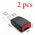 thumbnail image 1 of 1/2PCS Car Safety Belt 23CM Seat Belt Extension Plug Buckle Seatbelt Clip Adjustable Extender Child Universal Lengthening, 1 of 10