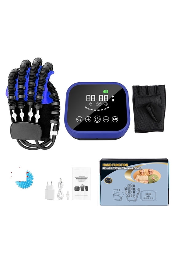 1-2PCS Electric Stroke Hemiplegia Rehabilitation Robot Gloves Hand Finger Training Function Recovery Exercise Equipment ,Easy to Use