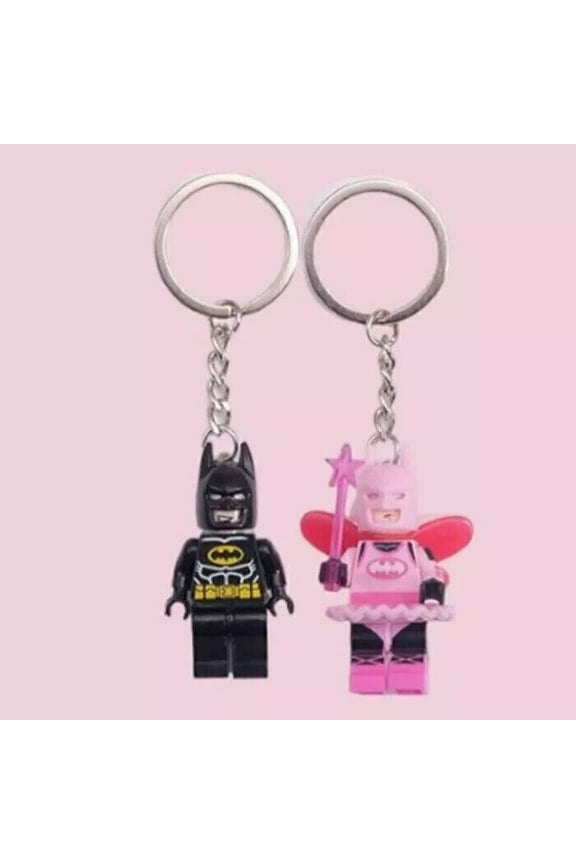 1/2PCS Exclusive Pink Fairy Bat Keychain Valentine's Day Couple Cute Gifts