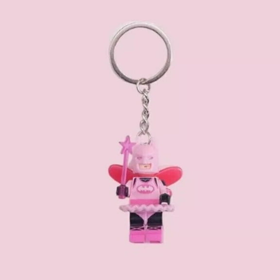1/2PCS Exclusive Pink Fairy Bat Keychain Valentine's Day Couple Cute Gifts