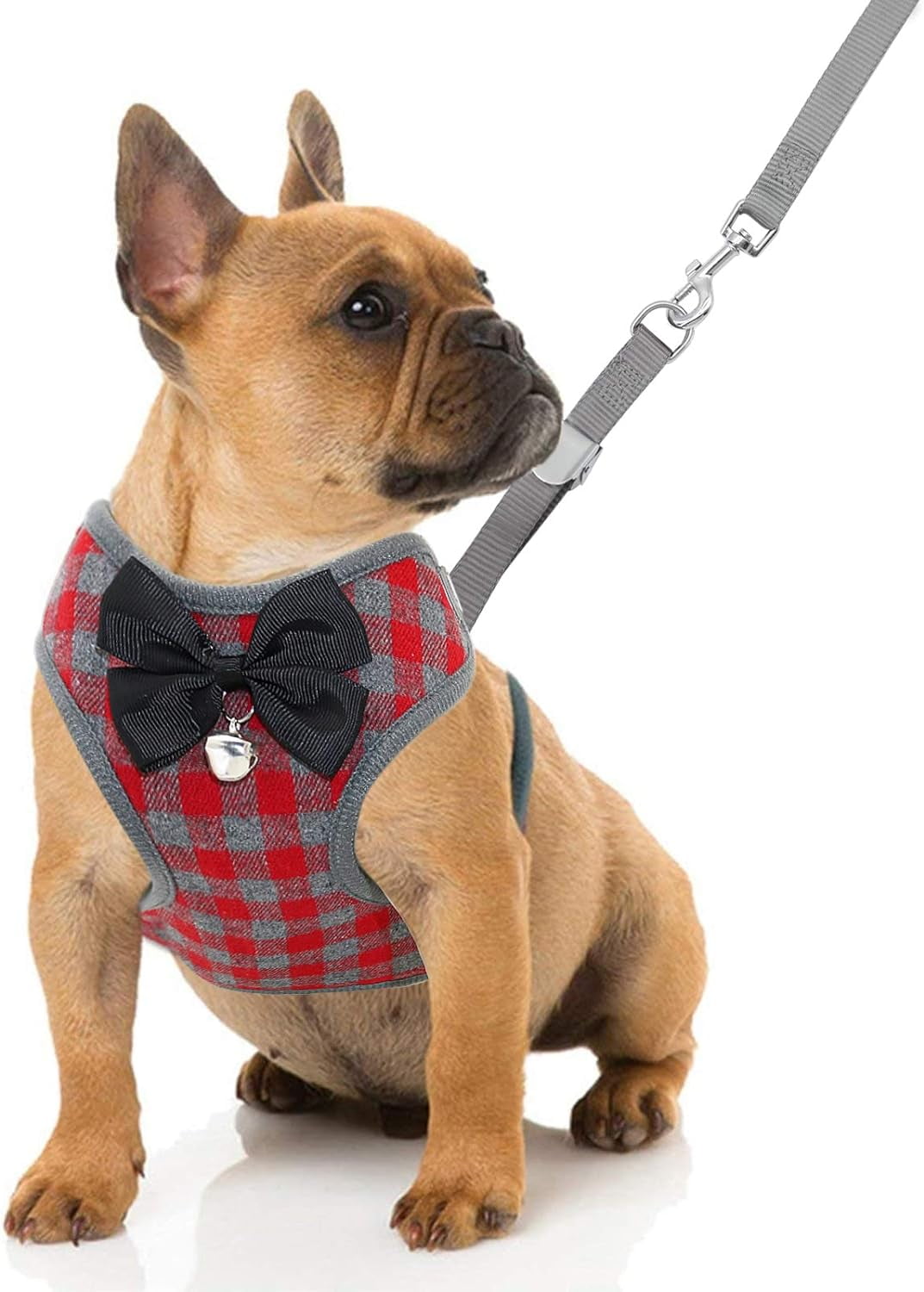1/2PCS Small Dog Harness and Leash Set - No Pull Pet Harness with Soft ...