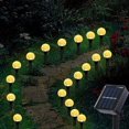 thumbnail image 1 of Solar String Lights for Outside，Outdoor String Light 20 LED 16.4ft 8 Lighting Modes Waterproof for Garden, Courtyard,Balcony, Terrace.（Warm White）, 1 of 5
