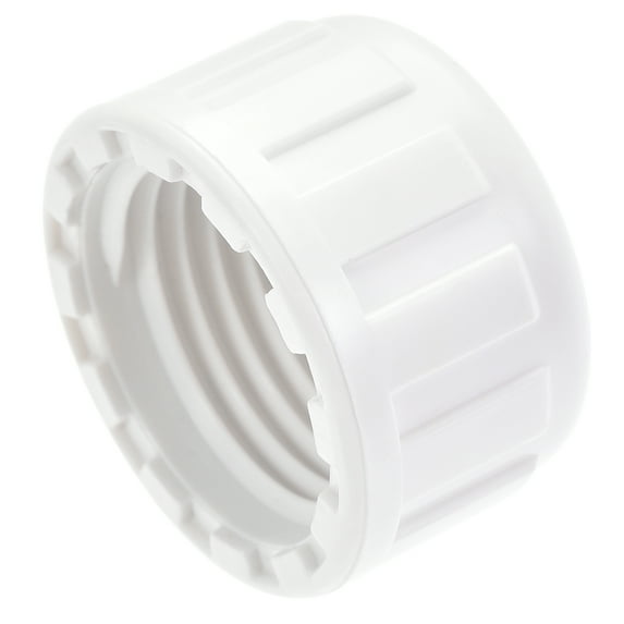 Uxcell G Pipe Fitting Cap Female Thread Hose Connector for Garden and Outdoor Water Pipes End 10Pcs White G1/2