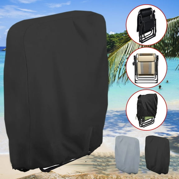 1/2Pack Zero Gravity Chair Covers,Outdoor Furniture Cover, Waterproof Dustproof Anti Gravity Folding Patio Chair Covers With Storage Bag