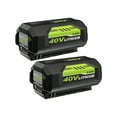 thumbnail image 1 of 1/2Packs 40 Volt 6.0Ah OP4040 Replacement For Ryobi 40V Lithium Battery OP4050A OP40601 OP4026A OP40601 OP4030, 1 of 8