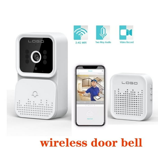 1/2Packs Smart Video Doorbell Wireless Remote Home Surveillance Video