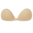 thumbnail image 1 of 1-2Packs Strapless Self Adhesive Invisible Backless Push-up Bra Waterproof Triangular Stealth Bra Wedding Ball Gowns Swimming Costumes, 1 of 6