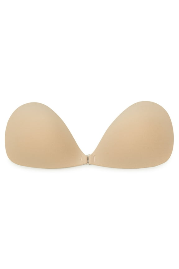 1-2Packs Strapless Self Adhesive Invisible Backless Push-up Bra Waterproof Triangular Stealth Bra Wedding Ball Gowns Swimming Costumes