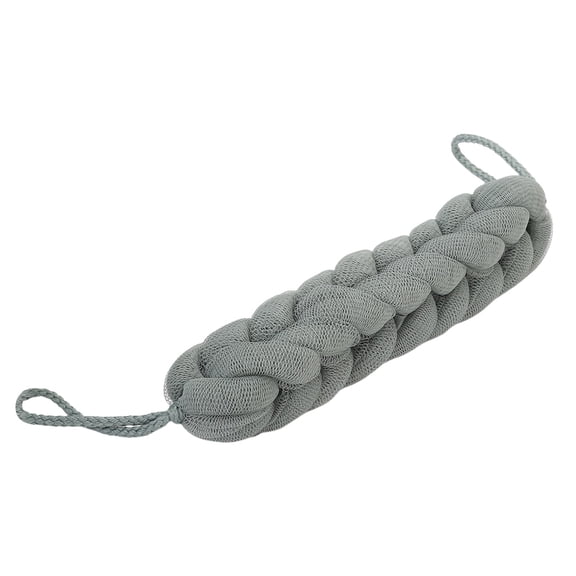 1/2Packs Upgraded Long Stretch Back Sponge with Rope Handles Back Scrubber Bath Shower Mesh Sponge Exfoliating Body Scrub Stretch Braided Loofah for Men Women Loofah Rope