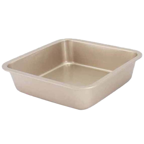 1-2Pcs 7x7x1.7 Inch Square Baking Pan Non Stick Easy Clean - Heavy Duty Cake Lasagna Pan Bread Tray, Square Cake Pan Baking Mold with Non-Stick Coating
