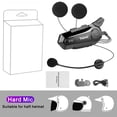 thumbnail image 1 of 1/2Pcs Bluetooth Motorcycle Helmet Intercom Headset For 2 Rider 1000M Intercomunicador Interphone Wireless Handsfree Call, 1 of 8