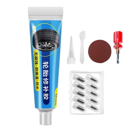 1/2Pcs Car Tire Motorcycle Tire Replenish Motor Automatic Tire Repair Automotive Special Tire Adhesive Vacuum