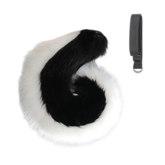 1/2Pcs Dog Ears Hairband Dog Tail Dog Costumes Halloween Cosplay Costumes Dog Ears Headband Faux Furs Tail