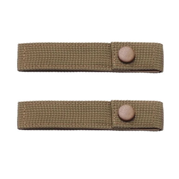 1/2Pcs High Strength Nylon Molle Webbing with Buckle and Hook for Keys, Outdoor Tactical Tools, Climbing and Hiking Strap
