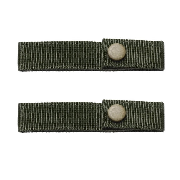 1/2Pcs High Strength Nylon Molle Webbing with Buckle and Hook for Keys, Outdoor Tactical Tools, Climbing and Hiking Strap