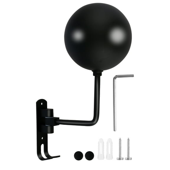 1/2Pcs Motorcycle Helmet Rack Wall Mount Stain Steel Helmet Holder 180° Rotation Helmet Hanger with Double Hook Bike Helmet Holder for Motorcycle Bike Coats Baseballs Rugby Helmet