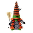 thumbnail image 1 of 1/2Pcs Plush Witch Gnomes Halloween Decor Ornaments Thanksgiving Tomte Doll Elf Dolls for Indoor Home Party Decoration, 1 of 4