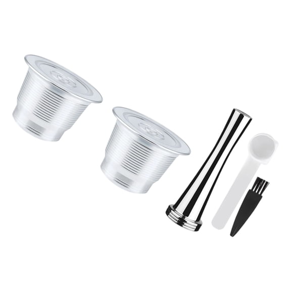1/2Pcs Reusable Stainless Steel Coffee Pod for Espresso Coffee Machine