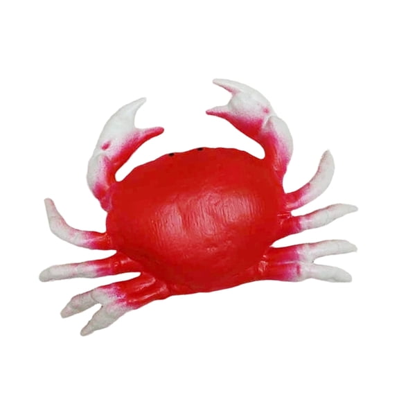 1/2Pcs Simulated Crab Figurines User Friendly ABS Materials Table Decoration Perfect For Kitchen And Marine Decors
