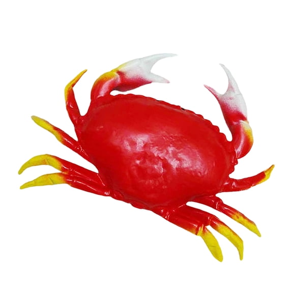 1/2Pcs Simulated Crabs Figurines User Friendly ABS Materials Table Decoration Perfect For Kitchen And Marine Decors