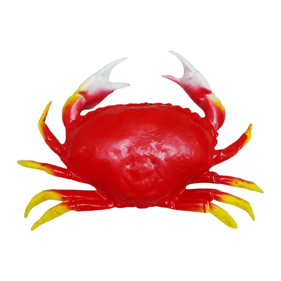 1/2Pcs Simulated Crabs Figurines User Friendly ABS Materials Table Decoration Perfect For Kitchen And Marine Decors