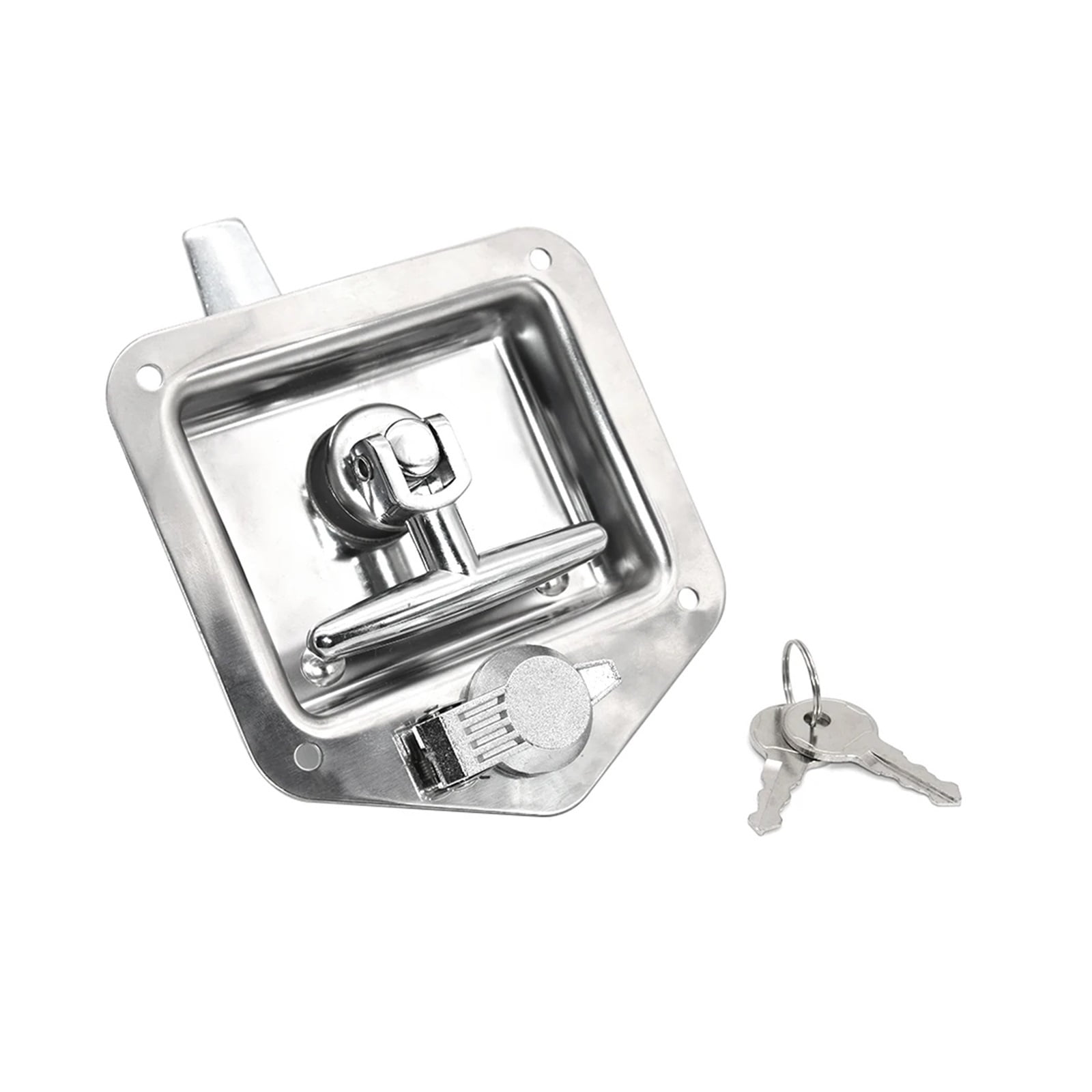 1/2Pcs Stainless Steel RV Yacht Door Lock Accessories T-toolbox Lock For Caravan Truck RV Accessories Camper Trailer ,Simple to Install