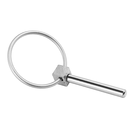 1/2Pcs Stainless Steel Round Safety Pin Heavy Duty Tractors Linch Pin Clip Retaining Clip Fasteners Easy to Install
