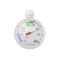 1/2Pcs Thermometer Abs Low Temperature Refrigerator Dedicated Dial Type Hanging Thermometer Garden Decoration English Edition