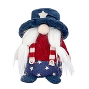 1/2Pcs of Home Decoration Dolls With Hat for Independence Day Decorations